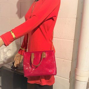 Auth Louis Vuitton Vernis Reade PM Revamped